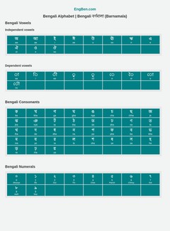 Bengali Alphabet